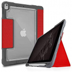 STM Dux Plus Duo Rugged Red Case for iPad Air 3, Pro 10.5", iPad 7/ 8th Gen & 10.2"